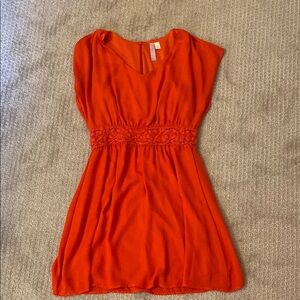 Bold Orange Dress